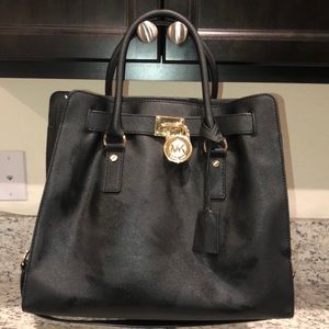 Michael Kors Black Hamilton Bag